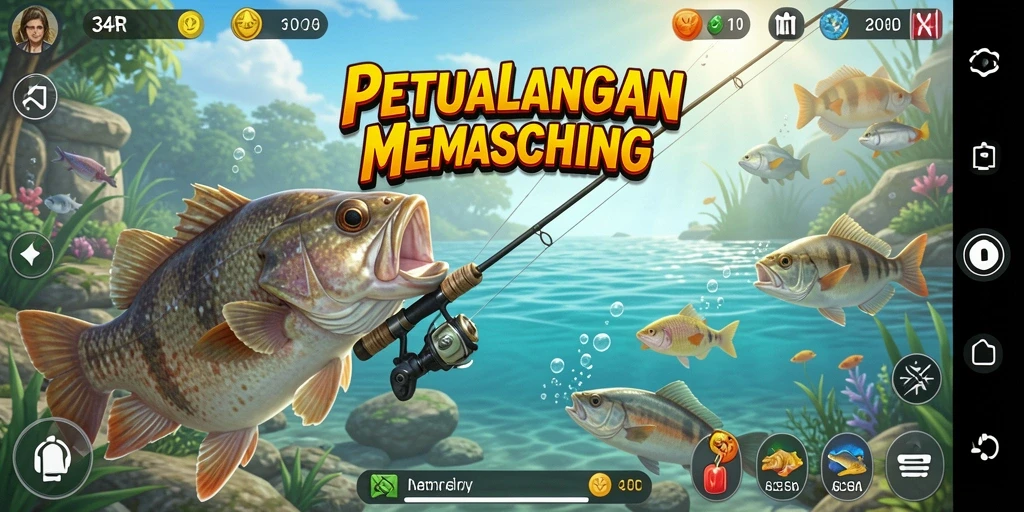 Tangkapan ikan yang memuaskan dalam permainan 34R.