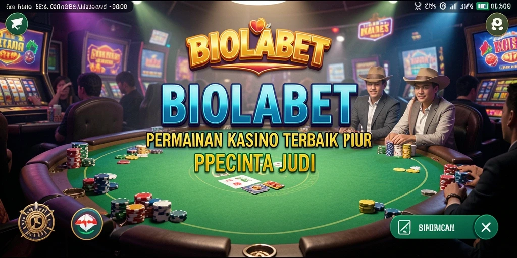 Screenshot utama BIOLABET menampilkan antarmuka bermain yang menarik dan gameplay yang seru.