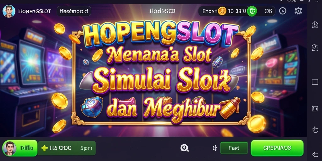 Tampilan gameplay HOPENGSLOT yang menarik dan seru.