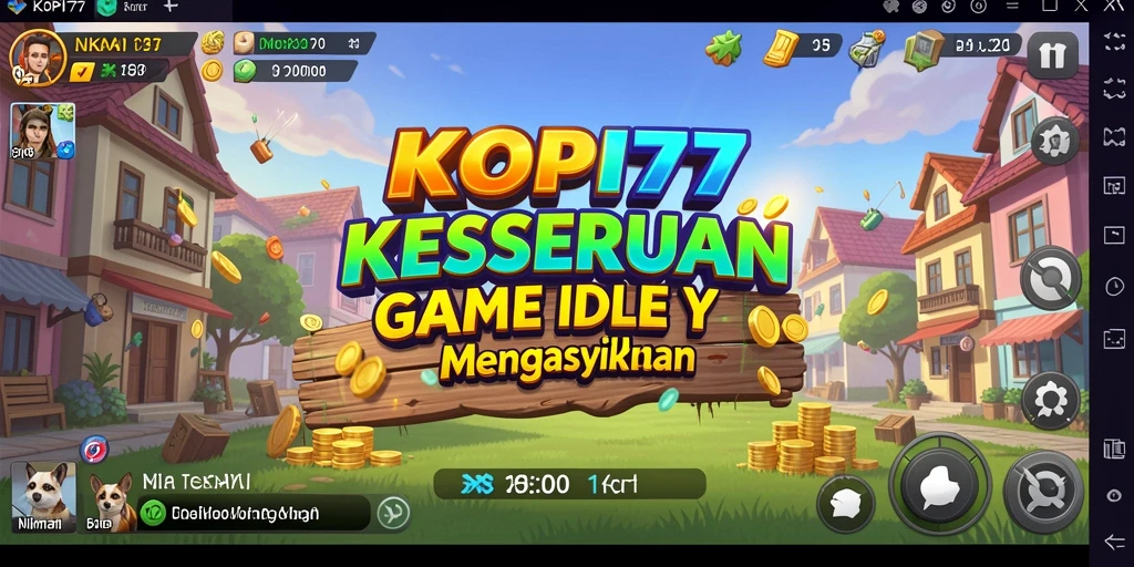 Tampilan gameplay KOPI77 yang menyenangkan dan mengasyikkan.