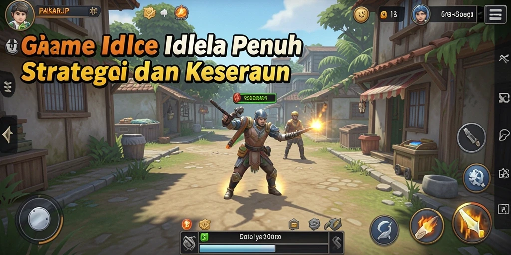 Tampilan gameplay PAKARJP dengan elemen Idle yang menarik.