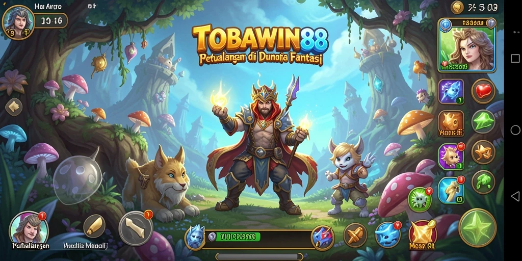 Tampilan gameplay TOBAWIN88 yang menakjubkan dan penuh aksi.