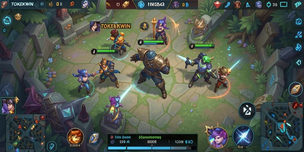 Gameplay seru dan strategi tim di TOKEKWIN.