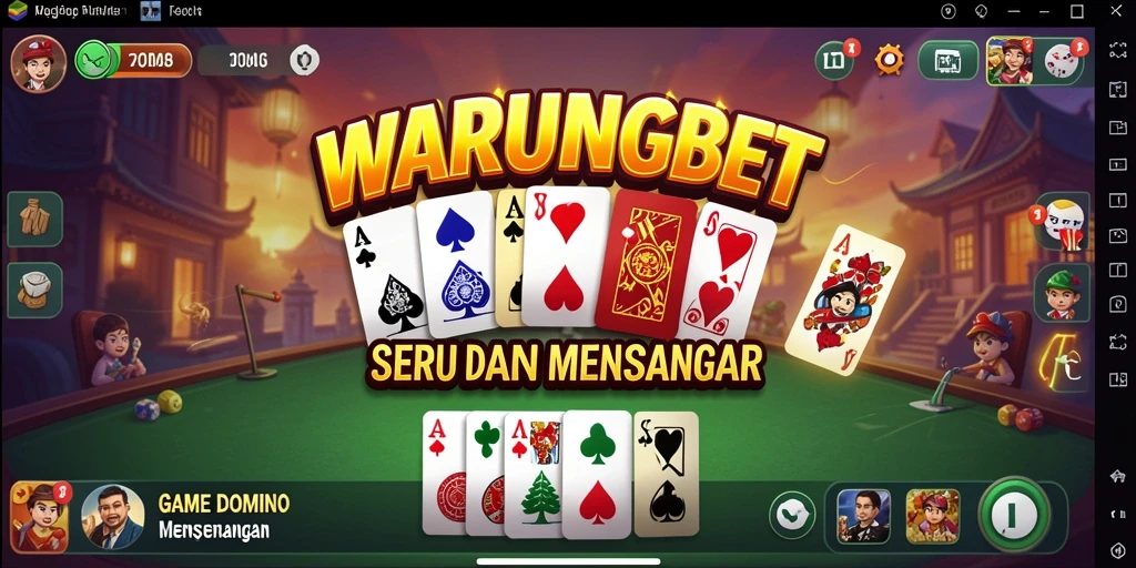 Screenshot menampilkan gameplay seru WARUNGBET dengan teman-teman.