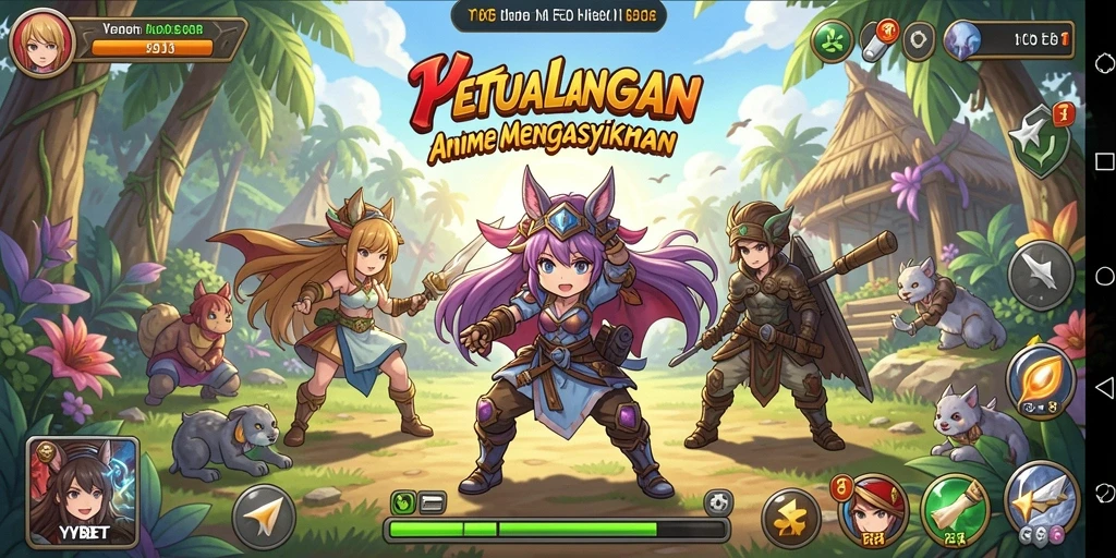 Tangkapan layar utama YYBET menampilkan pertarungan karakter Anime yang mendebarkan.